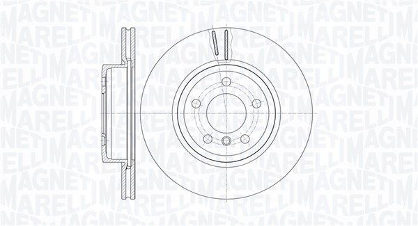 MAGNETI MARELLI Тормозной диск 361302040468